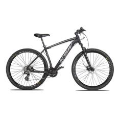 Bicicleta Aro 29 KSW XLT Altus 24v e Trava Preto com Prata 21