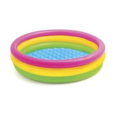 Piscina Inflável Infantil Intex Colorida Sunset 131L