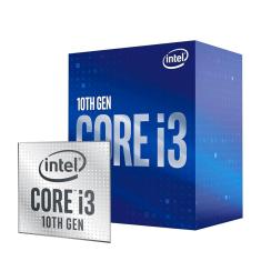 Processador Intel Core i3-10105F 6MB 3.7GHz - 4.4Ghz LGA 1200 BX8070110105F - Azul