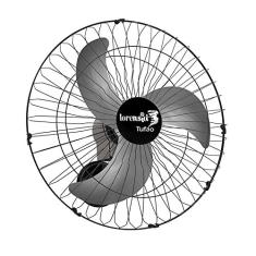 VENTILADOR DE PAREDE TUFÃO M2 60CM PRETO BIVOLT LORENSID COM GRADE DE AÇO