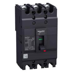 Disjuntor Caixa Moldada 3 Polos 25A Schneider, Cinza