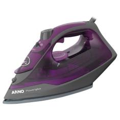 Ferro de Passar Roupa a Vapor e a Seco Arno Powergliss com Base Cerâmi