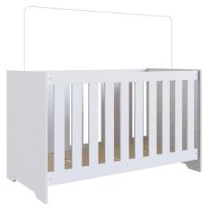 Berço 3 em 1 com Regulagem Branco Completa Móveis