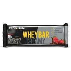 Inove Whey Bar Creamy Caixa 12 Unidades Morango - Probiotica