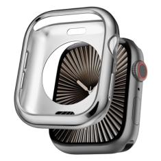 BOTOMALL Compatível com Apple Watch Capa bumper de 45 mm séries 9/8/7 macia flexível TPU fina e leve capa protetora para iWatch [SEM protetor de tela frontal]