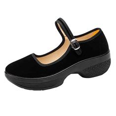 Tênis feminino de dança respirável jazz senhora atlético caminhada sapatos de dança casual confortável sapato