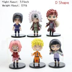 Anime 6 estilos Action Figure Ninja Modelo Brinquedo (d Forma