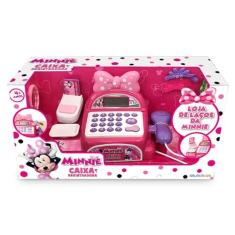 Caixa Registradora de Brinquedo Minnie Mouse Rosa - Br1183