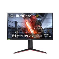 Monitor Gamer LG UltraGear 27” Full HD 1920x1080 144Hz 1ms (GtG) HDMI HDR10 AMD FreeSync NVIDIA G-Sync 27GN65R-B - 27GN65R-B