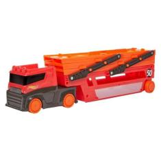 Caminhão Hot Wheels Mega Red Hauler - Mattel, Colorido, Mega Caminhão