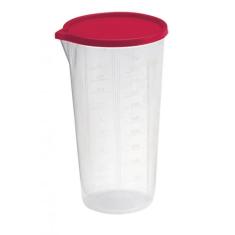Copo medidor com tampa 500 ml - Nitron, Vermelho