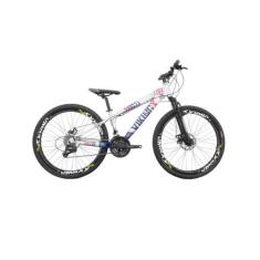 Bicicleta Vikingx Aro 26 Câmbios Importados 21V Vmaxx Prata Azul
