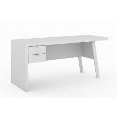 Mesa para Escritório com 02 Gavetas ME4122 Branco - Tecno Mobili, Bran