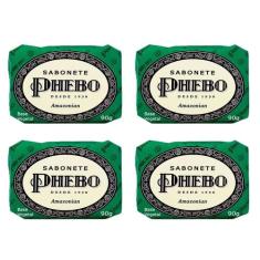 Kit 4 Sabonete em Barra 90g Amazonian Óleo de Palma Vegetal Hipoalergê