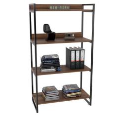 Estante Multiuso 4 Prateleiras Escritório Estilo Industrial Form C01 1