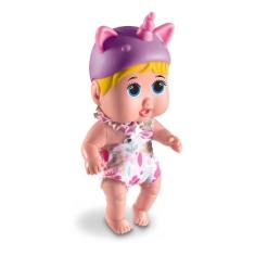 Boneca My Hair Unicórnio Menina Vinil Macio Fofinha 16 Cm- Milk - Milk
