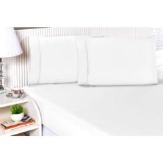 Lençol Solteiro 2 peças Algodão 400 Fios Toque Macio Aveludado - Gaby 