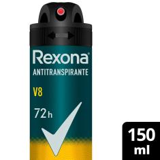 Desodorante Rexona Men V8 Antitranspirante Aerosol com 150ml 150ml