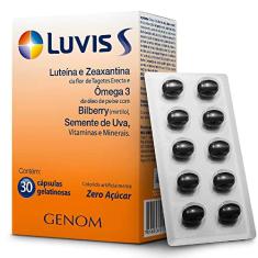 Luvis S (Luteína, Ômega 3, Semente de Uva) 30 Cápsulas