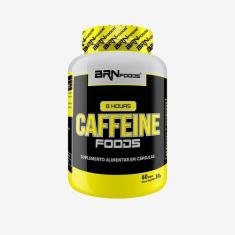 Cafeína- 8 Hours Caffeine Foods 60 Cáps  Brnfoods - Br Nutrition Foods