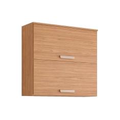 Armário Aéreo Cozinha Modulado Bella c/2Portas Basculantes 80 cm Freijo - MGM