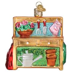 Old World Christmas Enfeite de vidro soprado para árvore de Natal