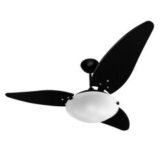 Venti-Delta Ventilador de Teto Magnes 3 Pás Laqueadas 127 V C3V, 413102, 130 W, Preto