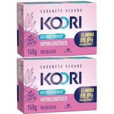 2 Sabonete Vegetal Koori Antibac Hipoalergenico 150g Davene (2)
