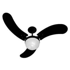 Ventilador De Teto New Montana 3 Pás Preto - Venti Delta 220v