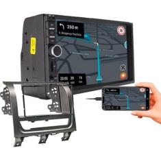 Kit central multimidia mp5 7 pol com moldura siena strada palio 2013 a