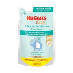 Sabonete Líquido Glicerina Huggies Extra Suave Refil 200 ml