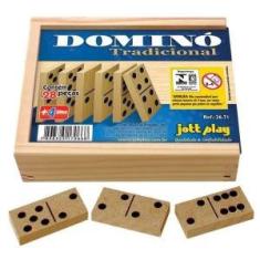 Brinquedo Dominó Tradicional 28 Peças - jottplay