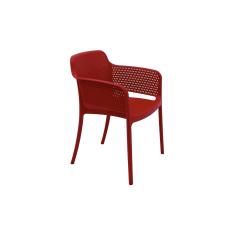 Cadeira Tramontina Gabriela em Polipropileno e Fibra de Vidro Vermelho
