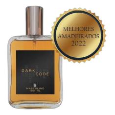 Perfume Dark Code 100Ml - Amadeirado Intenso Top Masculino - Essência 
