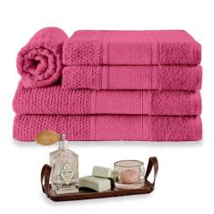 Jogo de Banho Noblesse 05 Peças Toalha de Banho Rosto e Tapete 100% Al