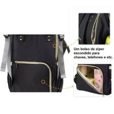 Mochila Maternidade Rouai Mami Mamae Bebe 1005 - Rouai Mami By Sh8