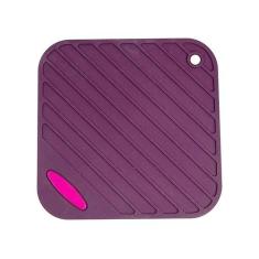 Descanso para Panela em Silicone Quadrado Moda do Chef