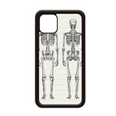Estrutura do corpo humano esqueleto para iPhone 11 Pro Max capa para celular Apple