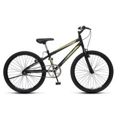 Bicicleta Force 1 Aro 24 Sem Marchas Freios V-Brake Colli Preto