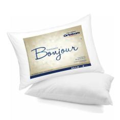 Kit Travesseiros 02 Peças Bonjour Fibra Siliconizada em Microfibra 70c