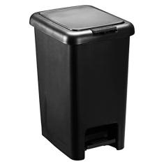 Lixeira Astra Dupla Abertura Retangular 10 Litros