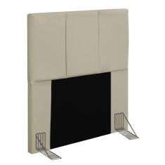 Cabeceira Cama Box Solteiro 90cm Pérola D10 Corano Bege - Mpozenato