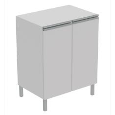 Balcão para Cozinha 2 Portas Bmu 33 Branco Brv Móveis