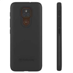 Motorola, Capa Protetora Moto E7 Plus, Original Anti Impacto, Preto