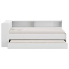 Bicama Com Colchão Incluso E Baú Embutido Multimóveis Branca