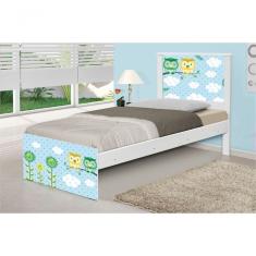 Cama Solteiro Barcelona Corujinhas