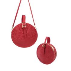 Bolsa Feminina Redonda De Silicone Com Alça Transversal YB1001 - KINGL
