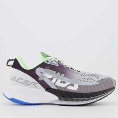 Tênis Fila Racer T2 S Feminino Prata e Preto, 34