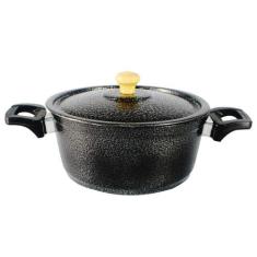 Caçarola Panela De Alumínio Craqueada Alça Baquelite 16cm - DIVIFORTE,