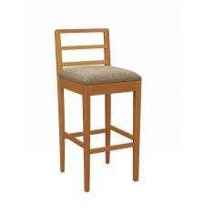 Banqueta Montada Sofia Madeira Maciça  Cinza